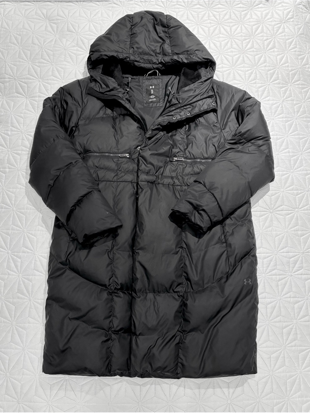 Under Armour Parka Jacket in Black Hooded
